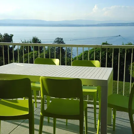 Villa Evian With Geneva Views In 1960 Mid-century Modern Style Neuvecelle