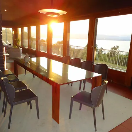 Villa Evian With Geneva Views In 1960 Mid-century Modern Style *