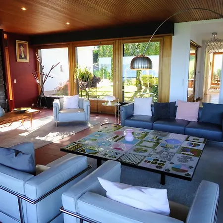 Evian With Geneva Views In 1960 Mid-century Modern Style *